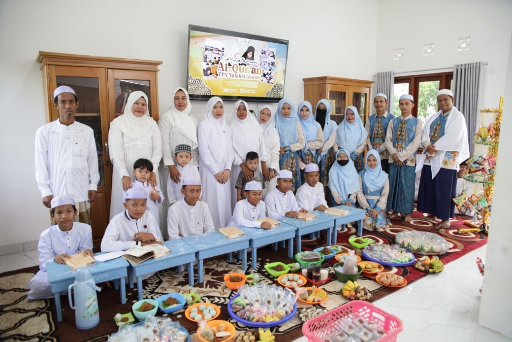 Khataman Al-Qur’an, TPA Natabel Jannah Rayakan Milad ke-2 dengan Penuh Berkah