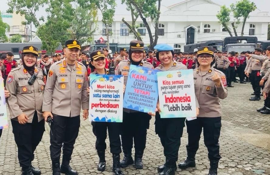 Kombes Calvijn Simanjuntak Tunjukkan Kepemimpinan Humanis Saat Aksi Tutup TPL di Medan