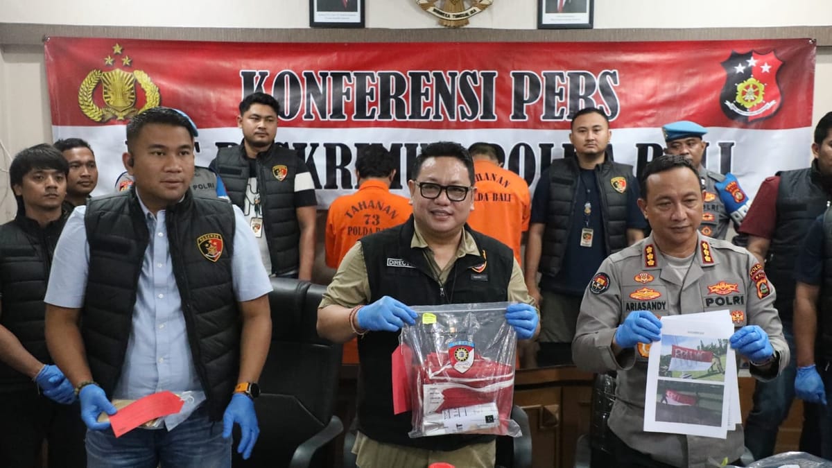 Kurang Dari 4 Jam Tim Gabungan Polda Bali dan Polres Jembrana Bekuk Pelaku Vandalisme