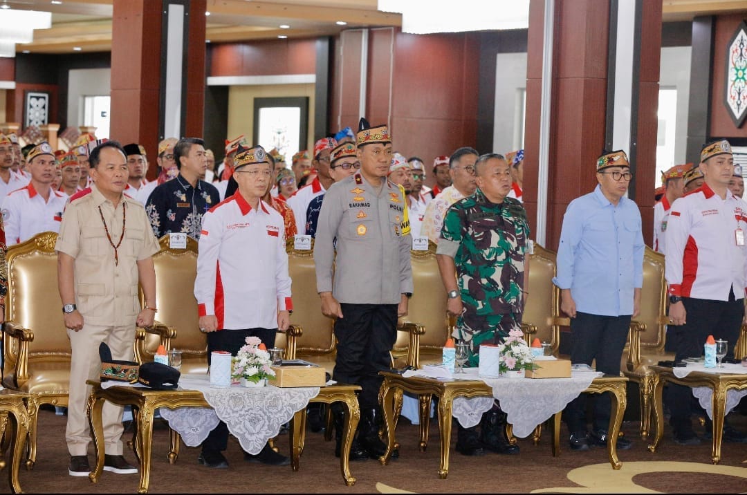 Perkuat Sinergi Pemerintah dan Desa, Polda Kalteng Dukung Pengukuhan Pengurus Abpednas Se-Kalteng Masa Bakti 2025-2030