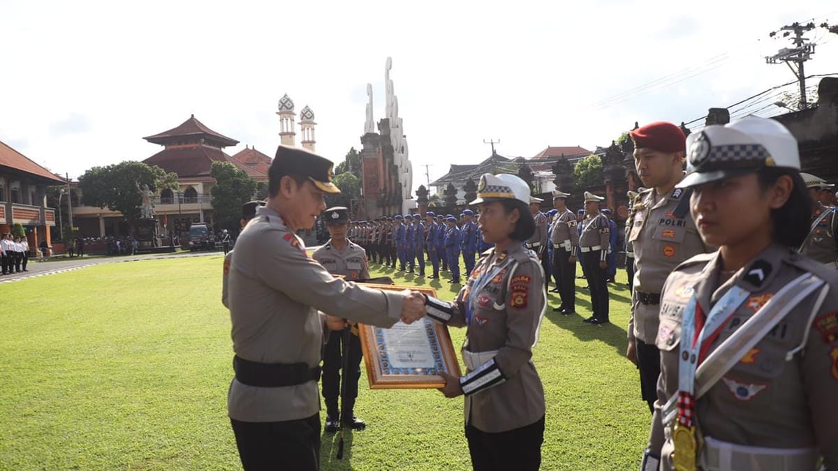 Polda Bali Resmi Mulai Operasi Zebra Agung 2025 untuk Tingkatkan Kamseltibcarlantas