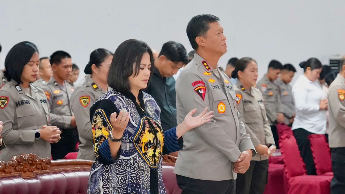 Polda Kalteng Gelar Binrohtal, Wujudkan Personel Polri yang Beriman dan Berkarakter Presisi