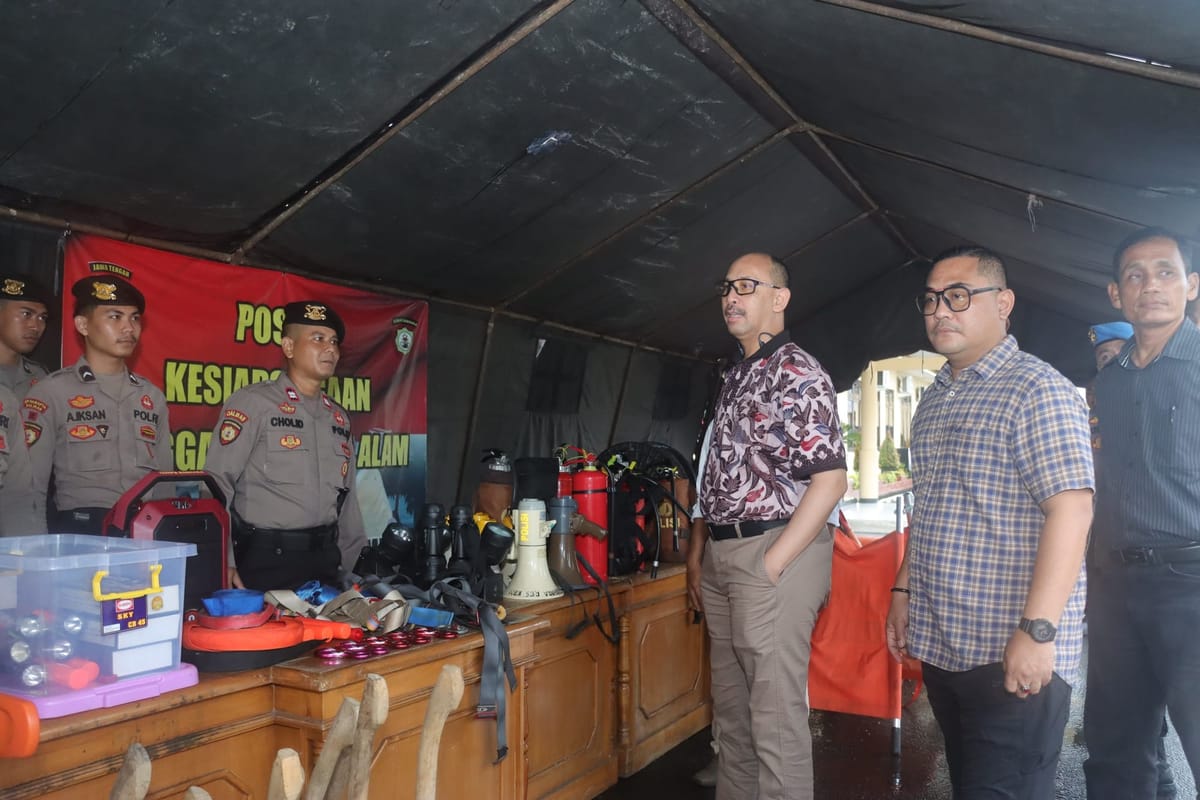 Polres Kebumen Siaga Hadapi Musim Hujan, Polda Jateng Tegaskan Kesiapsiagaan Tanggap Bencana
