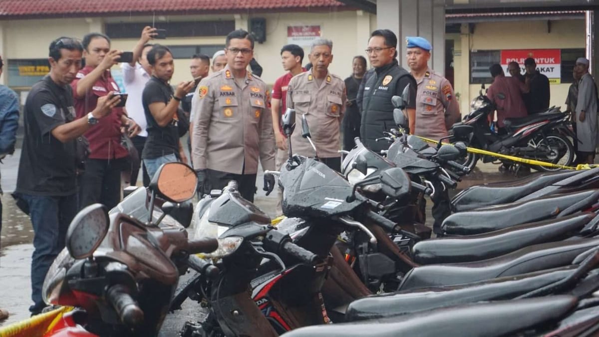 Polres Purbalingga Kembalikan Belasan Motor Hasil Curanmor ke Pemiliknya