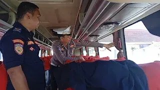 Polresta Cilacap dan Dishub Gelar Ramp Check Angkutan Umum Demi Utamakan Keselamatan Penumpang