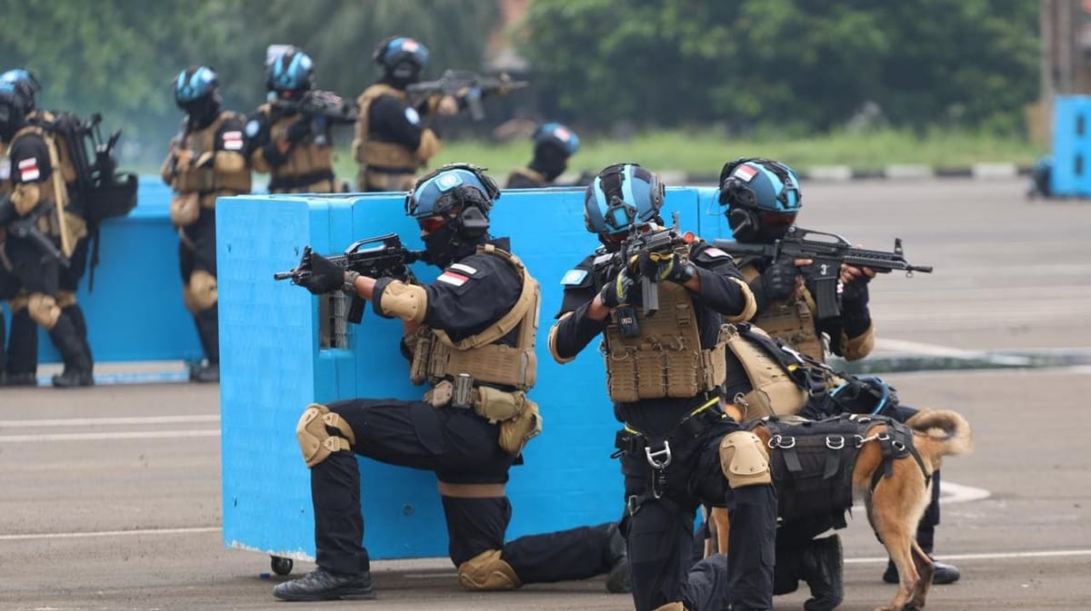 Polri Terkait Perdamaian Gaza Brimob Siapkan 350 Personel.