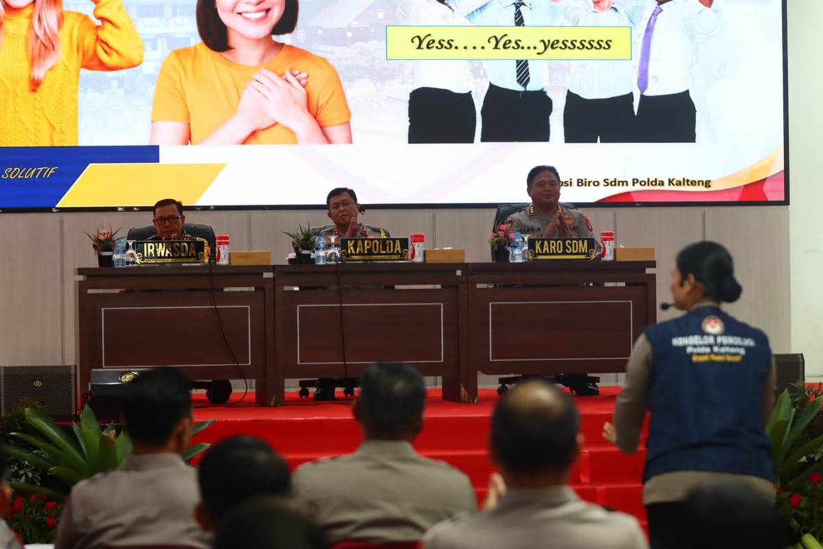 Rakorbin SDM Polda Kalteng Fokus Tingkatkan Profesionalisme Personel