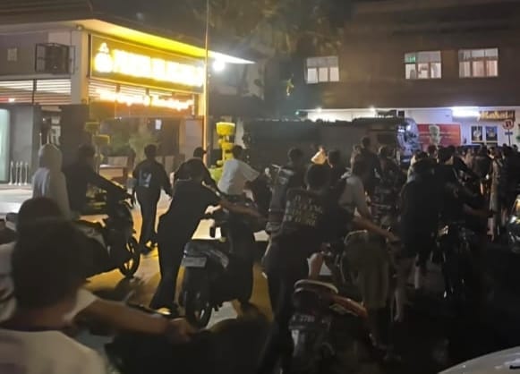 Ratusan Motor Terjaring dalam Patroli Blue Light Polresta Malang Kota