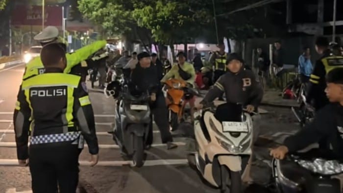 Razia Balap Liar di Malang Kota, 111 Sepeda Motor Berhasil Dijaring