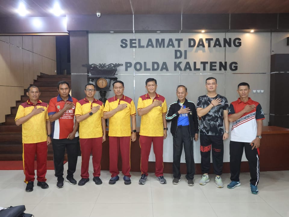 Kapolda dan PBVSI Kalteng Bahas Masa Depan Voli di Bumi Tambun Bungai