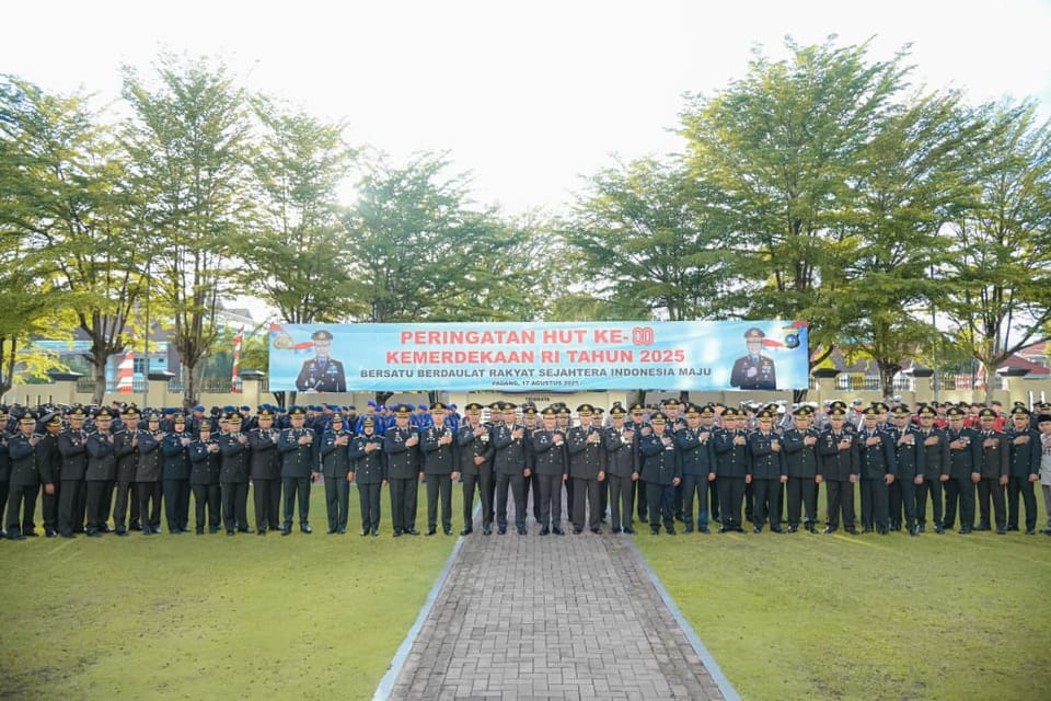 Dirgahayu RI ke-80! Wakapolda Sumbar Tegaskan Polri Siap Berperan dalam Pembangunan Bangsa