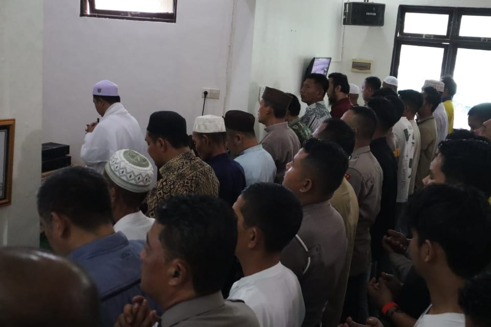 Doa untuk Affan Kurniawan, Polres Pulang Pisau Gelar Shalat Gaib dan Doa Bersama