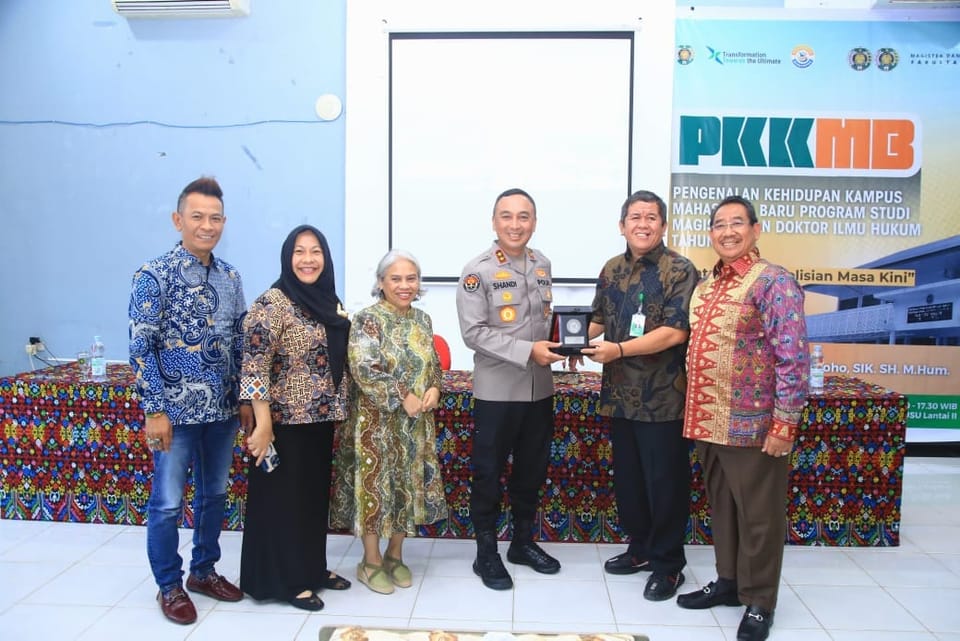 Dorong Semangat Akademik Kadivhumas Polri Ajak Mahasiswa USU Berpikir Kritis dan Solutif