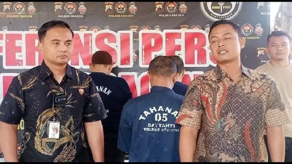 Dua Kasus Curanmor Terungkap, Polres Sragen Tangkap Pelaku dengan Modus Beragam