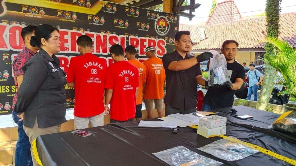 Empat Kasus Narkoba Terbongkar, Satresnarkoba Sragen Gencar di Juli-Agustus