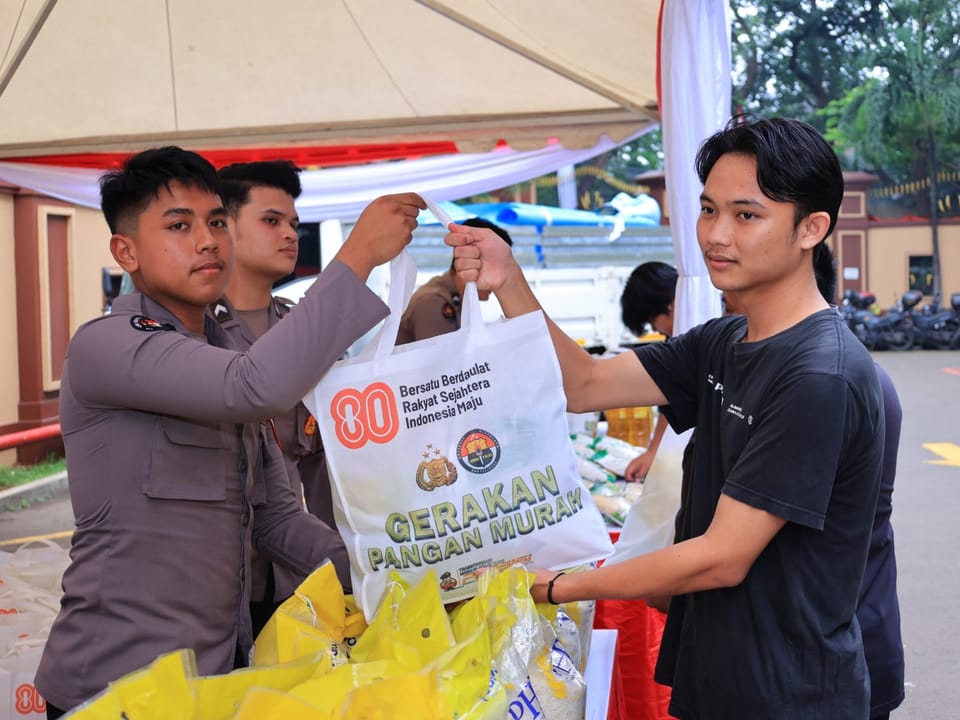 Gerakan Pangan Murah 2025 Digelar Divhumas Polri, Wujud Kepedulian pada Kesejahteraan Masyarakat