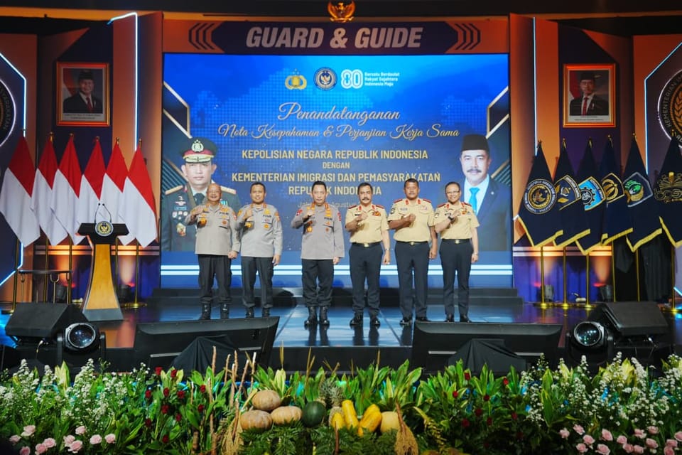 Kapolri dan Kementerian Imipas Teken MoU, Sinergi Layanan Keimigrasian Diperkuat