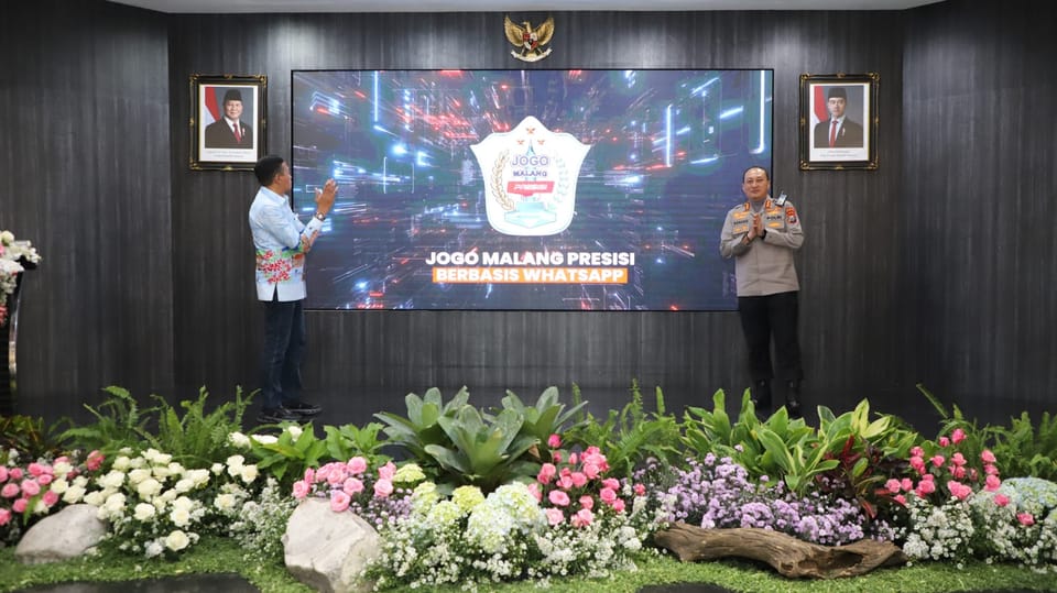 Layanan WhatsApp Polresta Malang Permudah Akses Warga, Wali Kota: Ini Solusi Modern