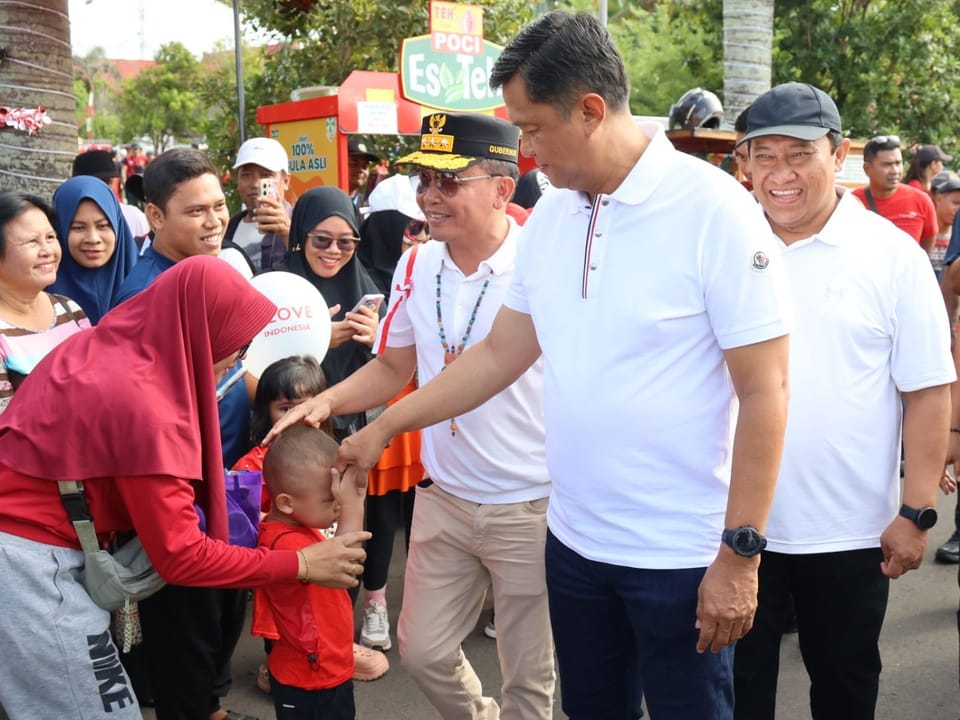 Meriahkan HUT RI ke-80, Bundaran Besar Jadi Saksi Peluncuran CKG dan Lomba Budaya