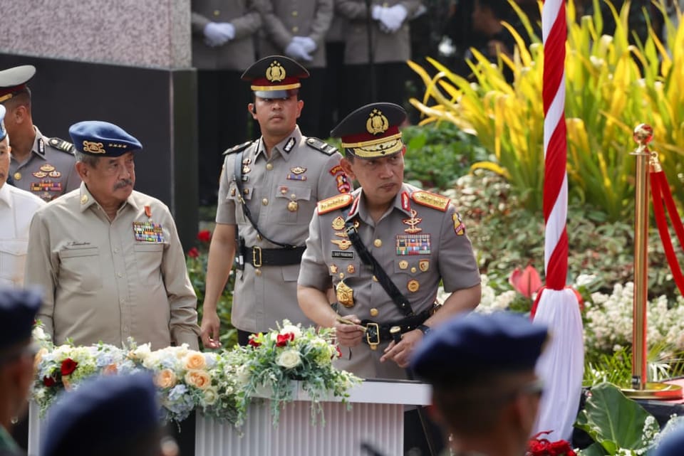 Patung M. Jasin Diresmikan Kapolri, Mengabadikan Sejarah Bhayangkara