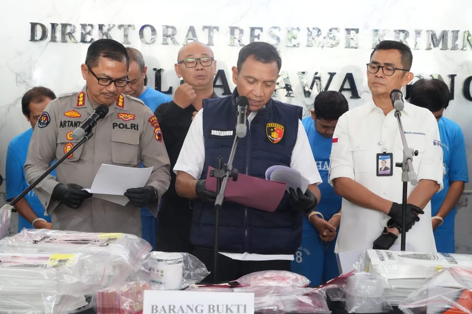 Polda Jateng Bongkar Sindikat Uang Palsu, 6 Tersangka Ditangkap, Sita Ribuan Lembar Pecahan Rp100 Ribu