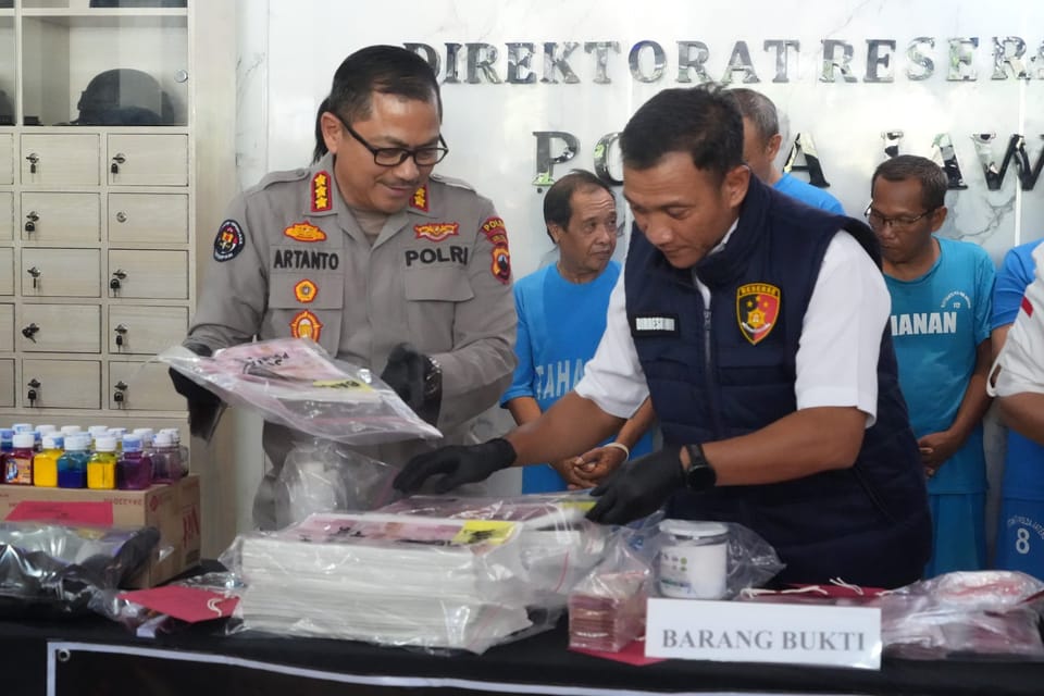Polda Jateng Bongkar Sindikat Uang Palsu Lintas Provinsi