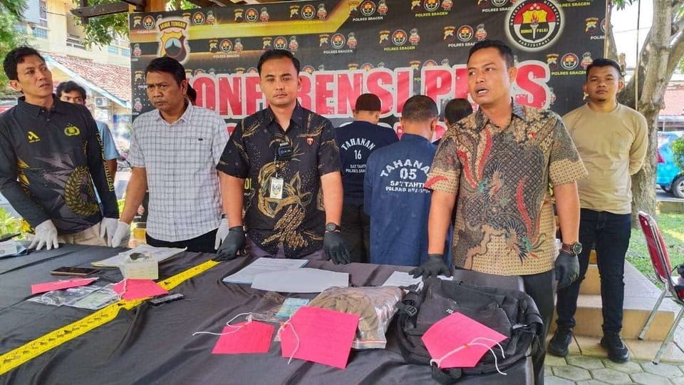 Polres Sragen Bekuk Dua Pelaku Curanmor dalam Operasi Satreskrim