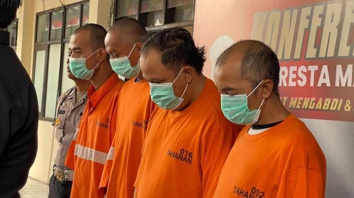 Polresta Malang Kota Ungkap Tiga Kasus Pencurian, Empat Pelaku Diamankan
