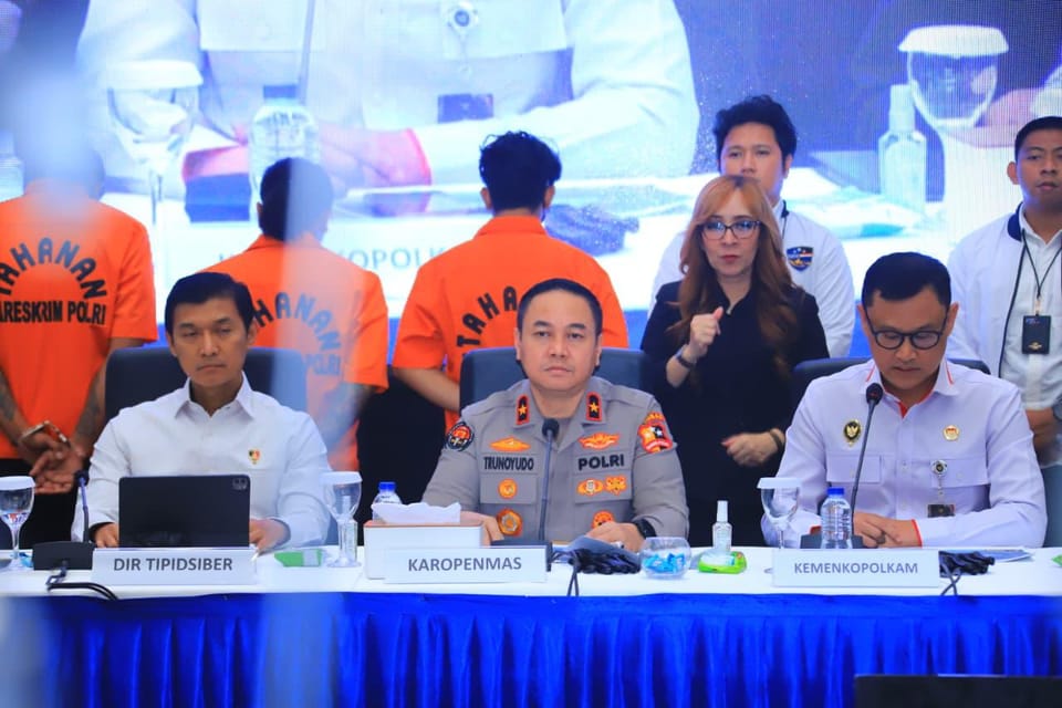 Polri Ungkap Sindikat Judi Online Internasional, Sita Rp16,4 Miliar dan Bekukan 76 Rekening