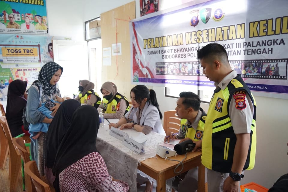 Posyandu Keliling Bhayangkara, Upaya Masif Jangkau Kesehatan Warga