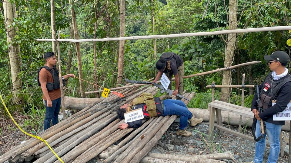 Rekonstruksi Pembunuhan 2 Personel Brimob di Nabire, Satgas Damai Cartenz Peragakan 21 Adegan