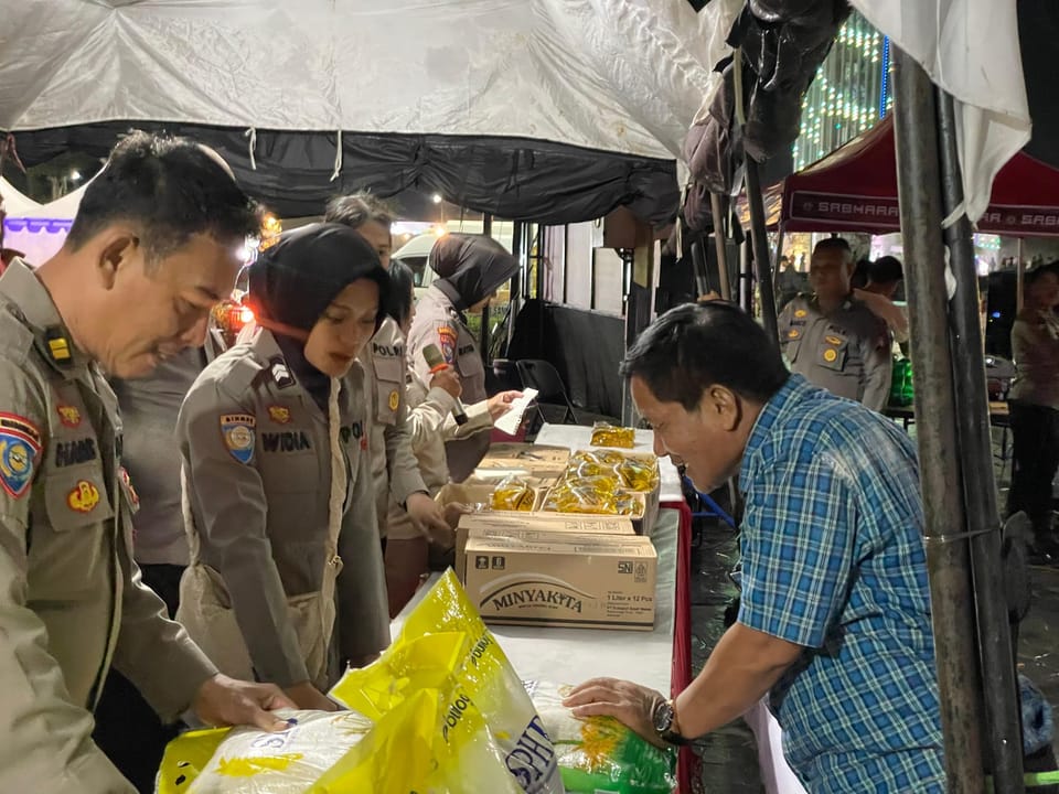 Ringankan Beban Masyarakat, Polda Kalteng Gelar Pangan Murah