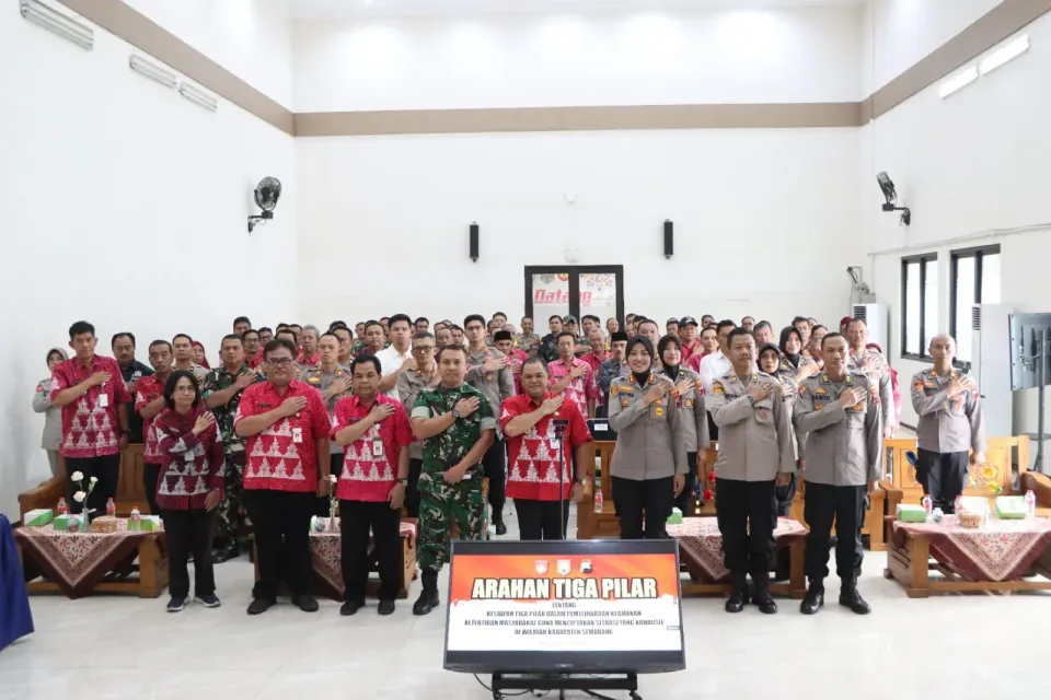 Sinergi Tiga Pilar Diperkuat, Polres Semarang Fokus Jaga Stabilitas Wilayah
