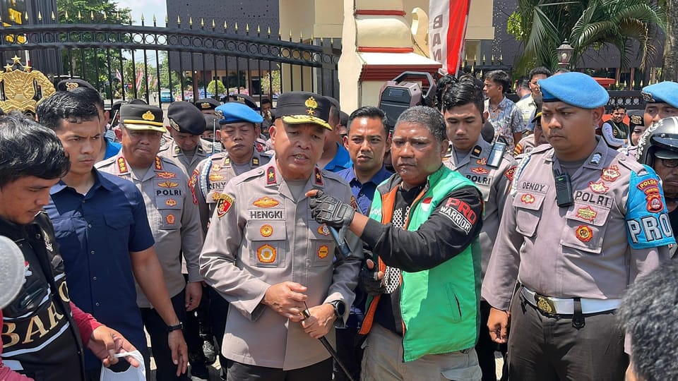 Temui Aksi Ojol, Kapolda Banten Pastikan Proses Hukum Tegas dan Transparan