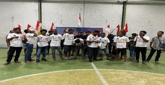 Turnamen Futsal Antar Mahasiswa Papua Ramaikan Peringatan Jelang HUT Bhayangkara ke-79