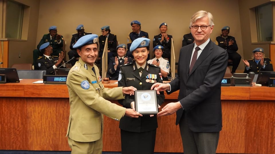 Bangga! Brigadir Renita Rismayanti Jadi Polwan Indonesia Pertama Raih Penghargaan Dunia dari PBB