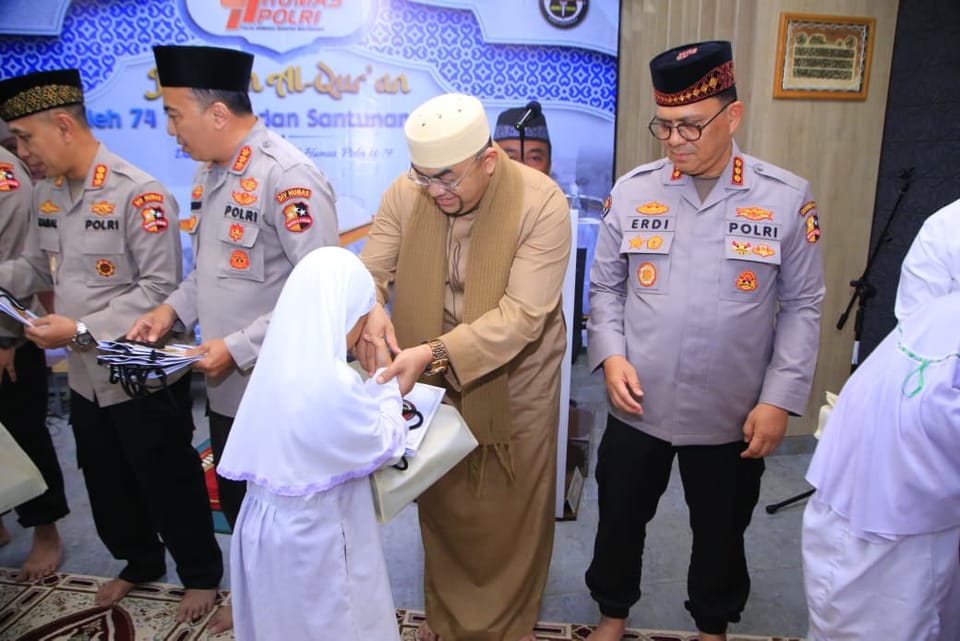 Jelang Hari Jadi ke-74, Divhumas Polri Gelar Khataman Al-Qur’an