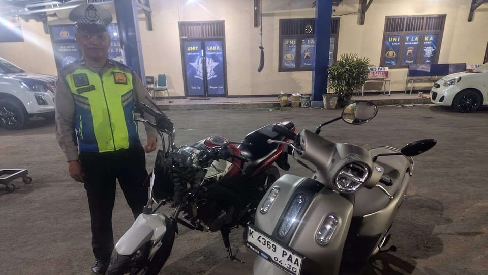 Kecelakaan di Jalur Pati-Kudus, Dua Pengendara Motor Terluka Parah