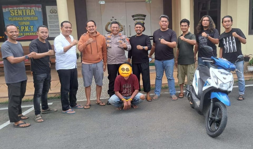 Modus Jadi Pembeli, Pelaku Curi Motor Pedagang Mie Ayam