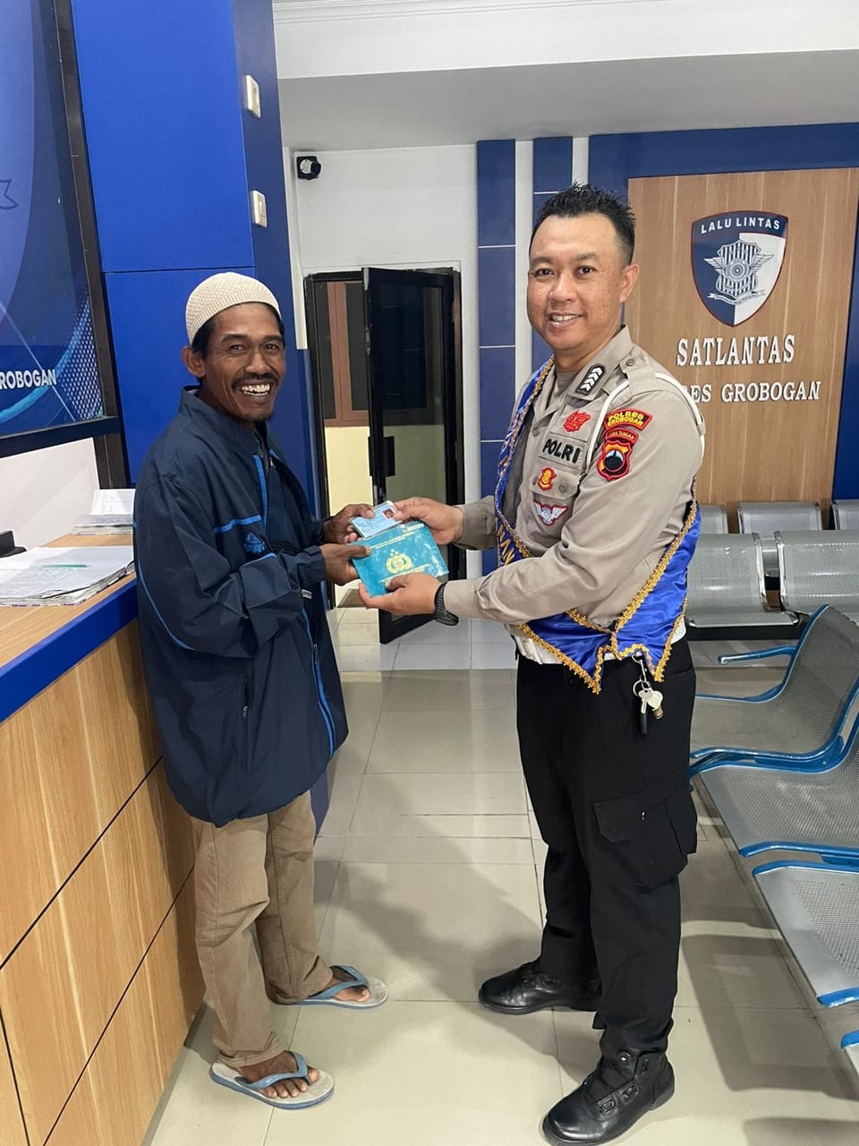 Pelayanan Ramah dan Cepat Jadi Ciri Khas Layanan BPKB di Polres Grobogan