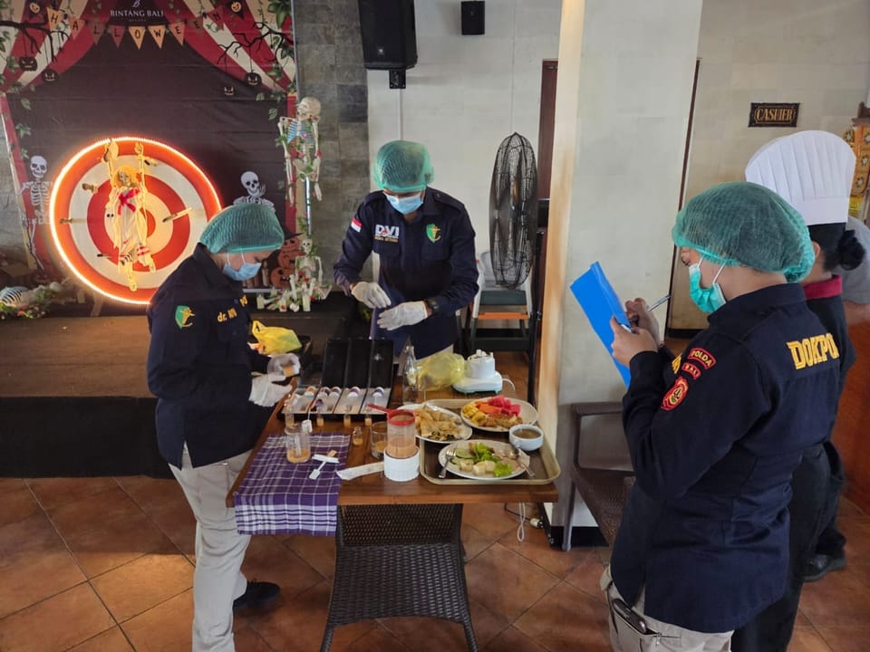 Polda Bali Terjunkan Tim Food Safety Dokpol Amankan Gala Dinner MACM 2025