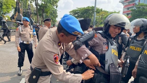 Polda Jateng Siagakan 2.487 Personel untuk Amankan Aksi Setahun Pemerintahan Prabowo-Gibran