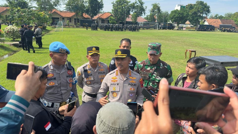Ribuan Aparat Siaga Amankan Sidang Paripurna Hak Angket DPRD Pati