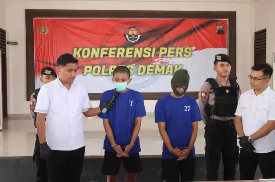 Spesialis Curanmor dan Penadah di Mranggen Dibekuk Polres Demak
