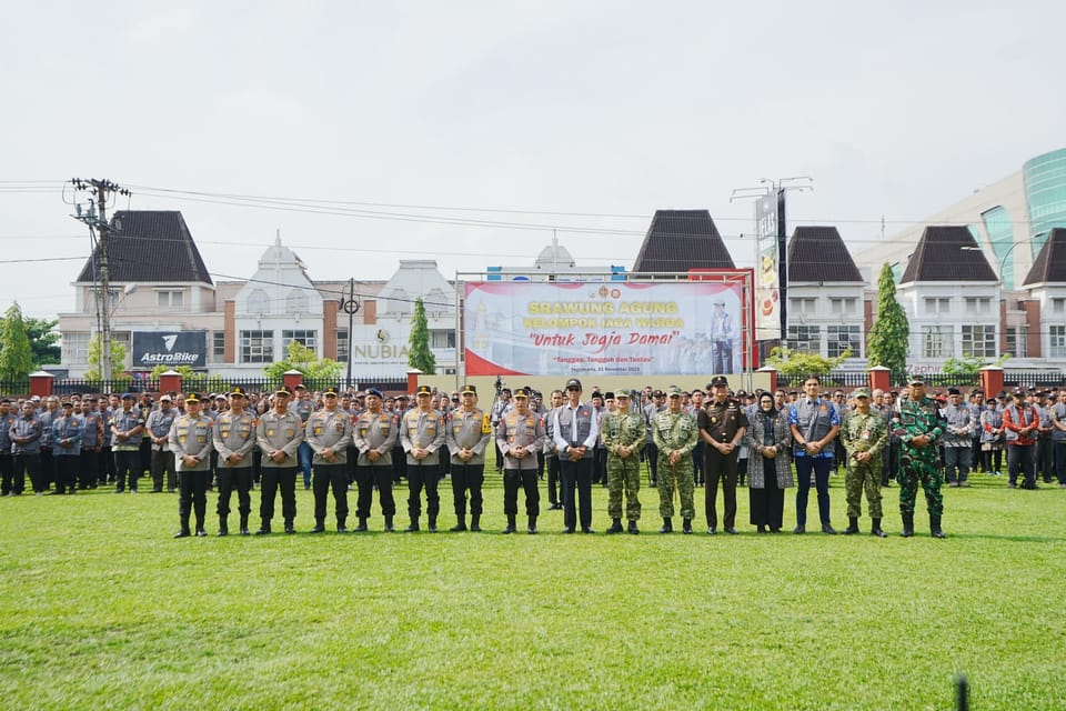 Apel Srawung Agung DIY: Kapolri Dorong Kolaborasi Polisi dan Masyarakat