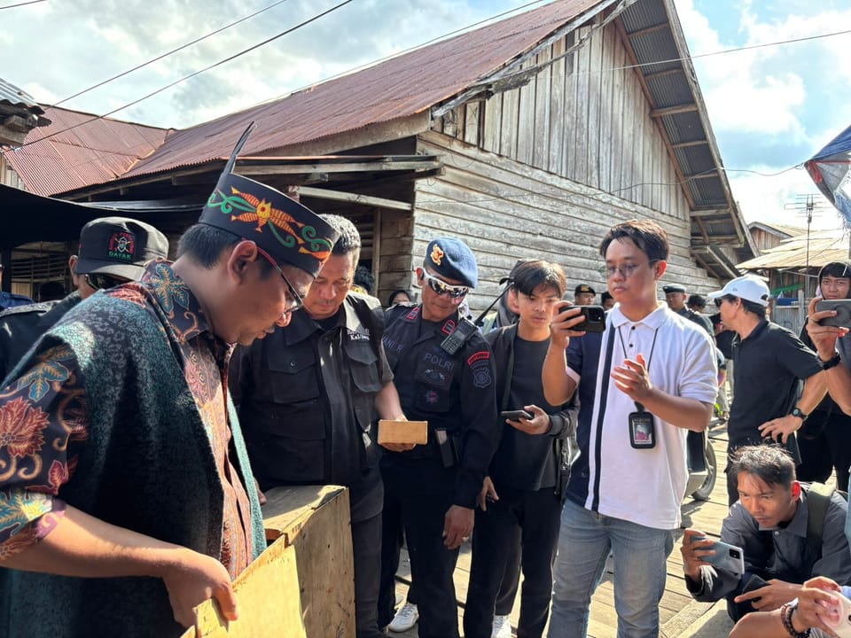 Brimob Kalteng Back Up BNN dalam Operasi Pemulihan Kampung Rawan Narkotika di Puntun