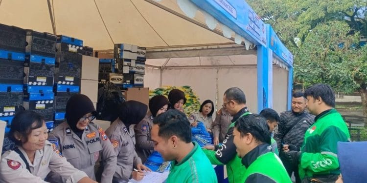 Deklarasi Kamtibmas Jogo Jatim, Ribuan Driver Ojol Kumpul di Stadion Gajayana Malang