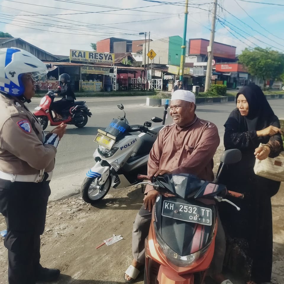 Hari Keempat Ops Zebra, Polda Kalteng Terapkan Pendekatan Humanis dan Beri Lima Teguran