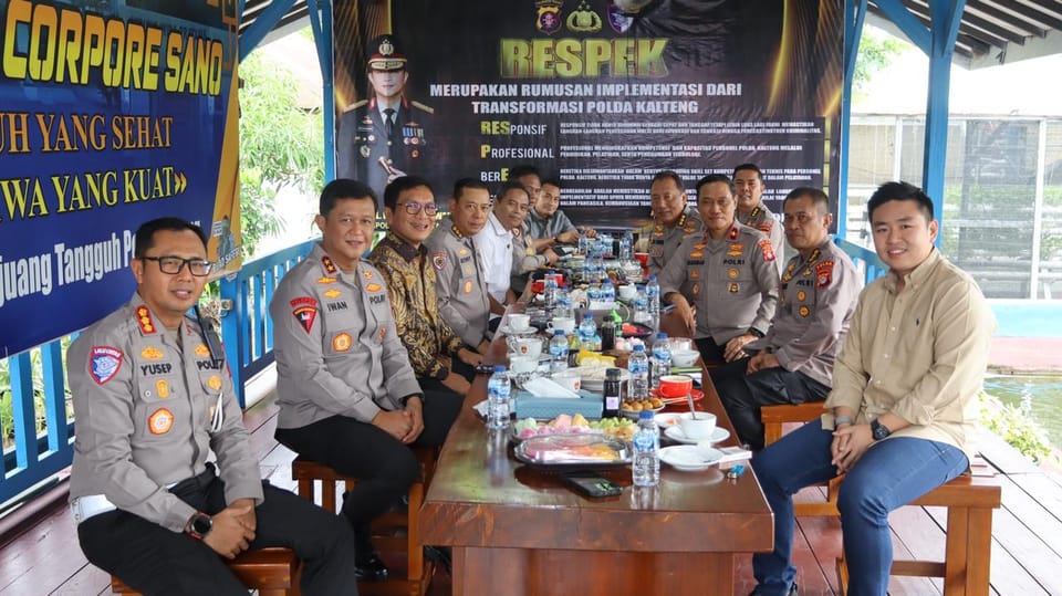 Kapolda Kalteng dan Sekjen Kemenkumham RI Bahas Penguatan Posbankum untuk Akses Hukum Berkeadilan di Daerah