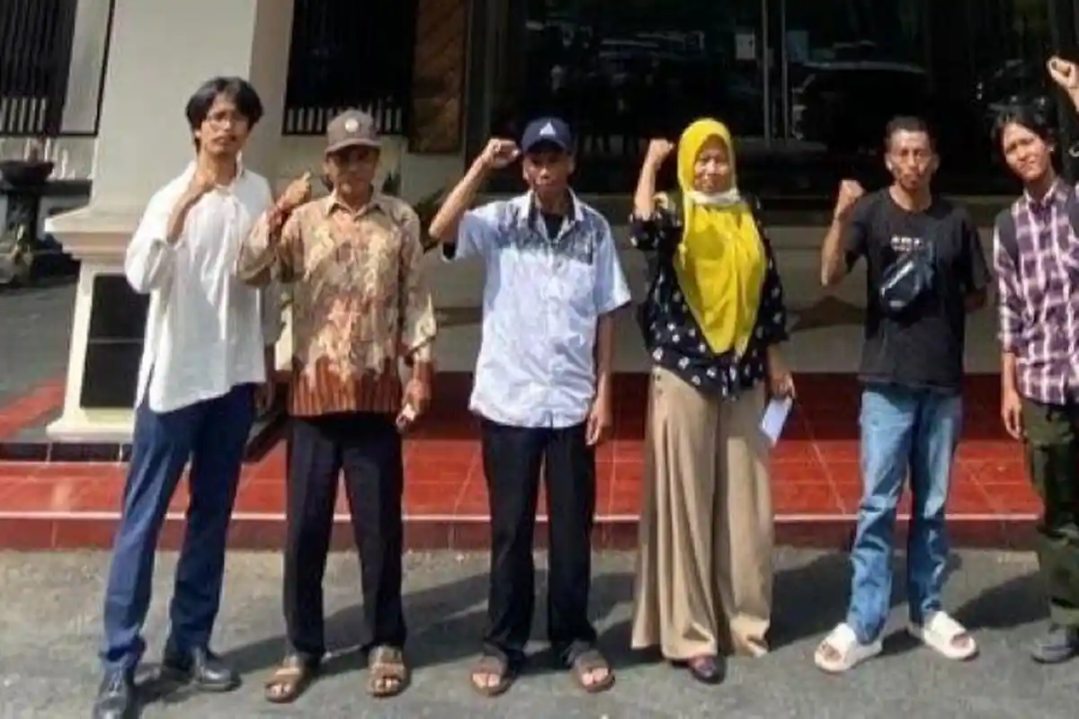 Kasus Dugaan Penyerobotan Lahan PT Soekarli, Dua Petani Dayunan Kendal Jalani Pemeriksaan di Polda Jateng